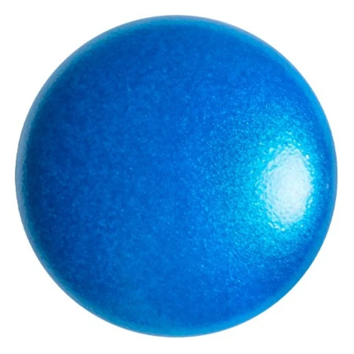 Cabochon rond en verre par Puca® 25 mm - Capri Blue Pearl x1