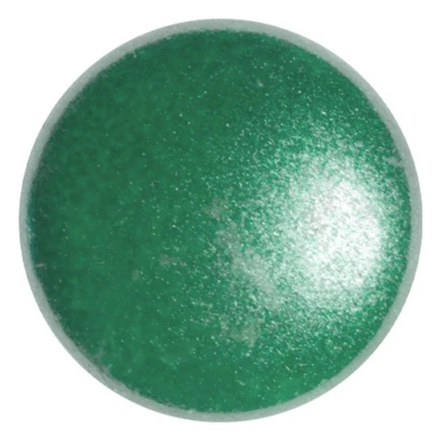 Cabochon rond en verre par Puca® 25 mm - Dark Green Pearl x1