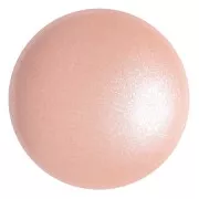 Cabochon rond en verre par Puca® 25 mm - Light Peach Pearl x1