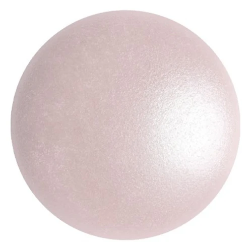 Cabochon rond en verre par Puca® 25 mm - Rosaline Pearl x1