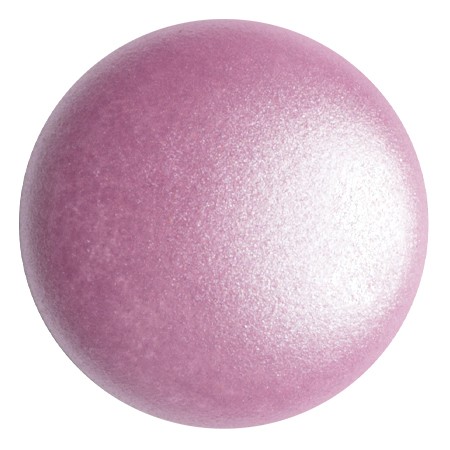 Cabochon rond en verre par Puca® 25 mm - Rose Pearl x1