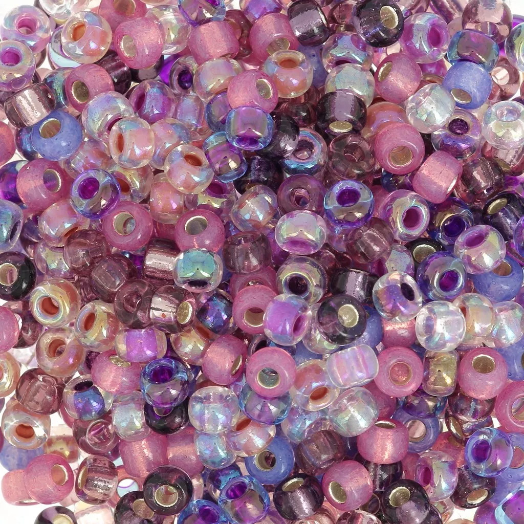Perles Rocailles Miyuki - Couleur Violet - Sachet De 200 Grammes - Neuves Pour Créations Bijoux