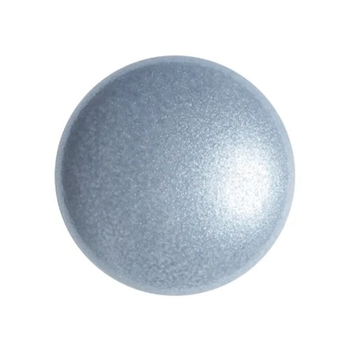 Cabochon rond en verre par Puca® 18 mm - Light Blue Pearl x1