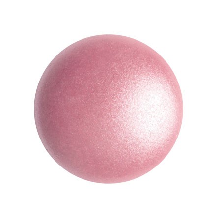 Cabochon rond en verre par Puca® 18 mm - Pink Pearl x1