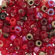 Mix de rocailles Miyuki 6/0 MIX-16 - Magma x8g