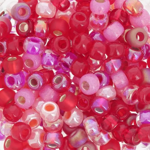 Mix de rocailles Miyuki 6/0 MIX-08 - Love Potion x8g