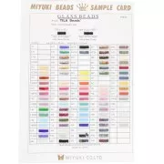 Nuancier Miyuki - Tila Beads et Half Tila Beads - Sample Card (n°948)