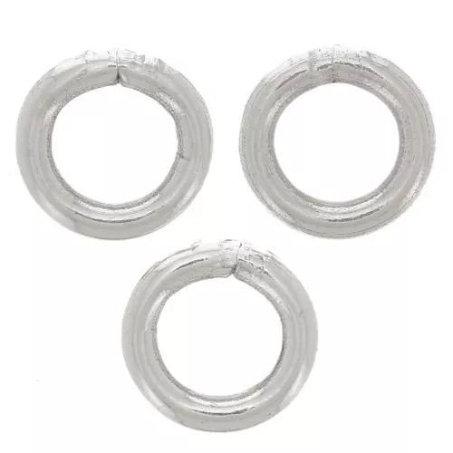 Anneaux fermés 5x1 mm - Argent 925 x10