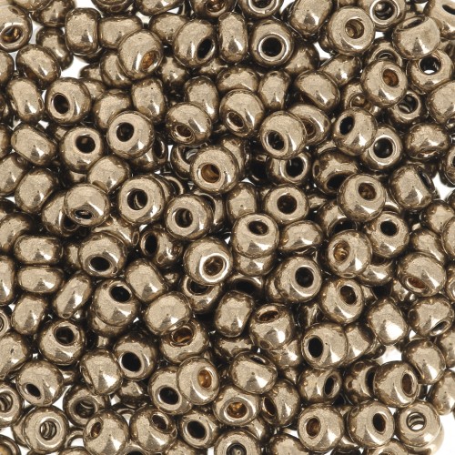 Perles rocailles Preciosa 8/0 3 mm - Gold Bronze x20g