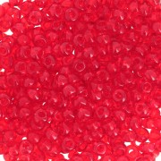 Perles rocailles Preciosa  8/0 3 mm - Transparent Light Siam x20g
