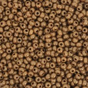 Perles rocailles Preciosa 11/0 2 mm - Opaque Yellow Rose Luster x20g