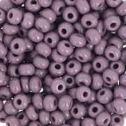 Perles rocailles Preciosa 6/0 4 mm - Opaque Lilas x20g