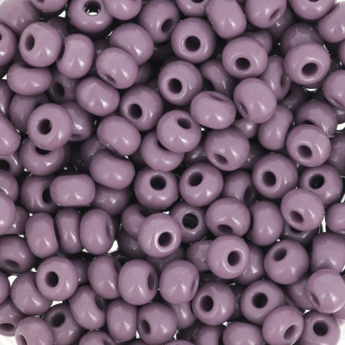 Perles rocailles Preciosa 6/0 4 mm - Opaque Lilas x20g