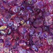 SuperDuo 2.5x5 mm - Summer Rainbow Light Violet x10g