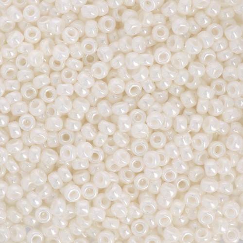 Rocaille Miyuki 11/0 591 - Ivory Pearl Ceylon - paquet de 100g