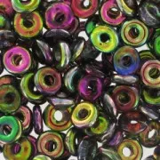 O Bead 4 mm Magic Violet Green x5g