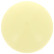 Cabochon rond en résine opaque 12 mm - Jaune pâle x1
