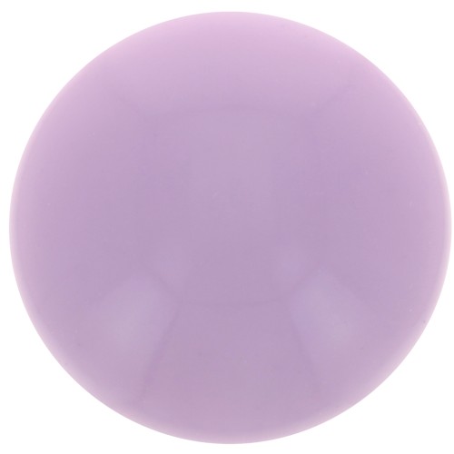 Cabochon rond 12 mm en résine opaque - Violet clair x1