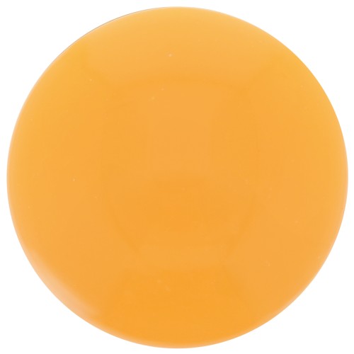 Cabochon rond en résine opaque 12 mm - Mandarine x1