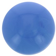 Cabochon rond en résine opaque 12 mm - Bleu x1