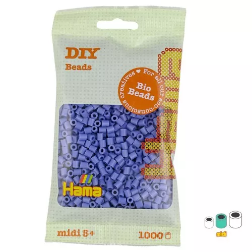 Perles à repasser Hama Bio - MIDI 5 mm - Lavande (n°107) x1000