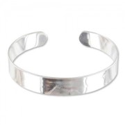 Bracelet en laiton 10x145 mm argenté x1|raw }}