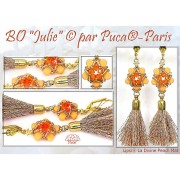 Perles en verre Lipsi® par Puca® 4x6 mm - La Divine Peach x10g