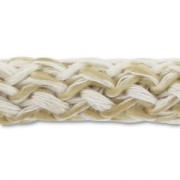 Corde tressée 12 mm Crème/Beige x3m|raw }}