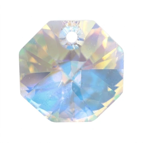 Octogone PureCrystal 6401 8 mm un trou Crystal AB x1