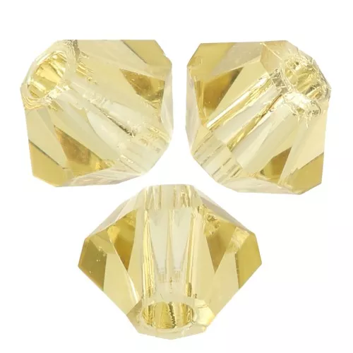 Perles toupies Preciosa - Rondelle Bead 3 mm - Acid Yellow x30