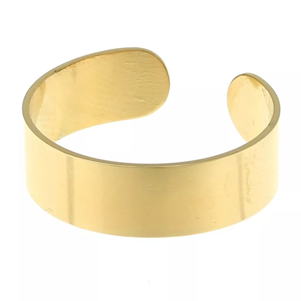 Bague Large En Acier Inoxydable 316L - 18mm - Couleurs Or Rose, Argent, Or Noir - Style Moderne - Neuf Avec étiquette