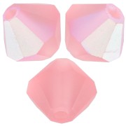 Perles toupies Preciosa - Rondelle Bead 4 mm - Rose Peach AB Matt x30|raw }}