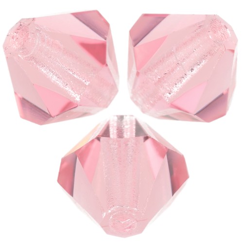 Perles toupies Preciosa - Rondelle Bead 4 mm - Rose Peach x30