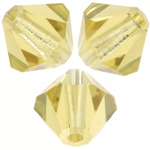 Perles toupies Preciosa - Rondelle Bead 5 mm - Acid Yellow x12