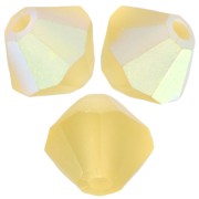 Perles toupies Preciosa - Rondelle Bead 5 mm - Acid Yellow AB Matt x12|raw }}