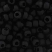 Rocaille Toho 11/0 TO11R49F - Opaque Frosted Jet x8g