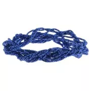 Fil métallisé - Facets Kreinik pour la broderie - 1.7 mm - Bleu Saphir (051) x2.5m