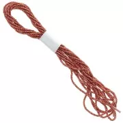 Fil métallisé - Facets Kreinik pour la broderie - 1.7 mm - Copper (021) x2.5m