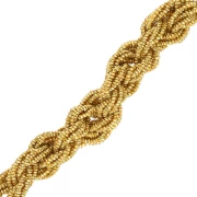 Fil métallisé - Facets Kreinik pour la broderie - 1.7 mm - Gold (002) x2.5m