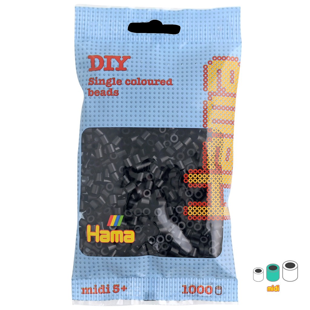 Hama Perles à Repasser MIDI 5 Mm – Marron Clair N°21 – Sachet De 1000 – Pour Loisirs Créatifs Et Motifs