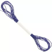 Fil métallisé Petite Facets Kreinik pour la broderie 1.3mm Bleu royal (033L) x2.5m