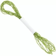 Fil métallisé Petite Facets Kreinik pour la broderie 1.3mm Chartreuse (015) x2.5m