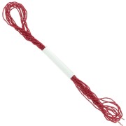 Fil métallisé Petite Facets Kreinik pour la broderie 0.9 Rouge (003) x2.5m