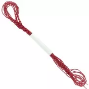 Fil métallisé Petite Facets Kreinik pour la broderie 0.9 Rouge (003) x2.5m