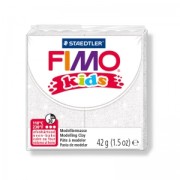 Pâte Fimo Kids 42gr Blanc Pailleté (n°52)|raw }}