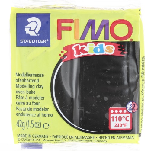 Pâte Fimo Kids 42gr Noir (n°9)