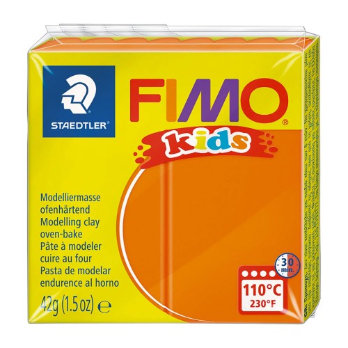 Pâte Fimo Kids 42gr Orange (n°4)