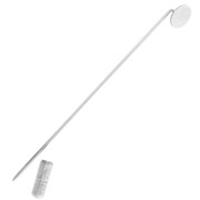 Fibule 75 mm plateau pour cabochon 8 mm - Argenté x1