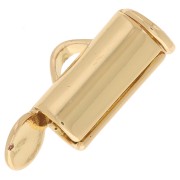 Embout pour tissage de perles rocailles & Delica Miyuki 8 mm - Doré x10