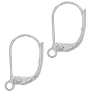 Dormeuses 14 mm Argenté x4